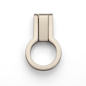 Puxador Ponto Antique Níquel Escovado Zen Design