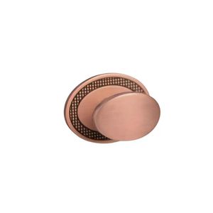 Puxador Ponto Beetle com Base Granada Vecchio Cobre Zen Design