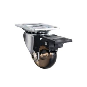 Rodízio em Gel para Móveis RG35 com Freio (35Kg) Fumê FGVTN