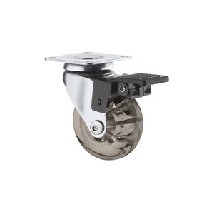Rodízio em Gel para Móveis RG50 com Freio (40Kg) Fumê FGVTN