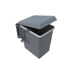 Lixeira de Embutir Swing 2.0 15 Litros LP2010 Cinza Zen Design