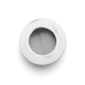 Puxador de Embutir New Tondo 75mm Branco Zen Design