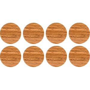 Tapa Furo Adesivo PVC 12mm Thera Freijó Imperial Duratex Cartela 40 unidades