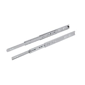 Corrediça Telescópica H42S 250mm (22,5Kg) Zincada Hafele