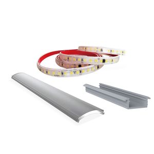 Kit de Iluminação LED Embutido Luz Quente 110V Anodizado Fosco