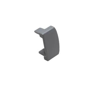 Ponteira Baixa PE329 para Perfil de LED RM-329 Cromo Acetinado Rometal