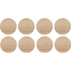 Tapa Furo Adesivo PVC 12mm Prisma Riviera Duratex Cartela 40 Unidades