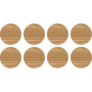 Tapa Furo Adesivo PVC 12mm Syncro Ash Fresno Aveiro Guararapes 40 Unidades