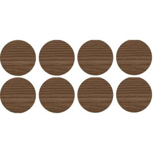Tapa Furo Adesivo PVC 12mm Syncro Ash Fresno Coimbra Guararapes 40 Unidades