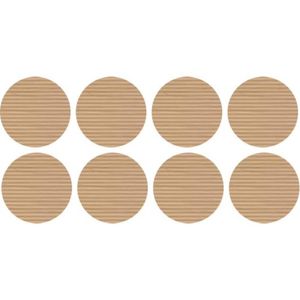 Tapa Furo Adesivo PVC 12mm Madeira Carvalho Capri Ripado Guararapes 40 Unidades