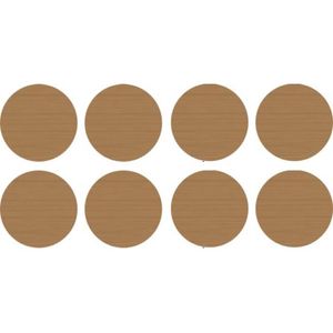 Tapa Furo Adesivo PVC 12mm Metalic Metal Champagne Guararapes 40 Unidades