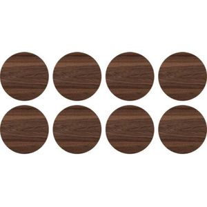 Tapa Furo Adesivo PVC 12mm Bold Escarlate Arauco Cartela 40 unidades