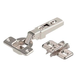 Dobradiça 35mm 107º Reta Clip Top com Calço Click Níquel Blum