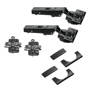 Dobradiça 35mm 110º Reta Clip Top Blumotion Ônix com Amortecedor 02 unidades Blum