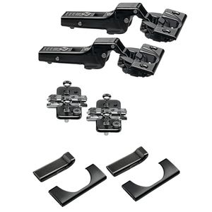 Dobradiça 35mm 110º Curva Clip Top Blumotion Ônix com Amortecedor 02 unidades Blum