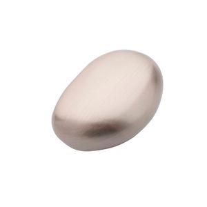 Puxador Ponto Seixo Pequeno Níquel Escovado Zen Design