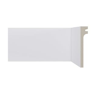 Rodapé de Sobrepor Poliestireno 2.400x110mm 548 RP/BR Branco Santa Luzia