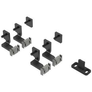 Sistema Sequenziato 03 Portas 30 a 35mm Fechamento à Direita Rometal