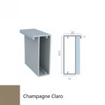 perfil-rm-060-rometal-champagne-claro-imagem-02
