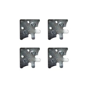 Fixador de Perfil-Esquadreta 58 x 42mm ESQ-041 com 04 unidades Rometal