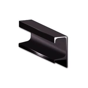 Perfil Puxador Alumínio SP-046L para 18mm 03 metros Preto SP Alumínio