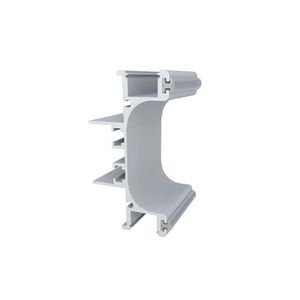 Perfil Alumínio Cava para LED 03 metros RM-248 Titânio Rometal