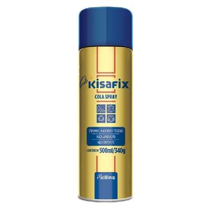 Cola Adesivo Spray 340g/500ml Kisafix