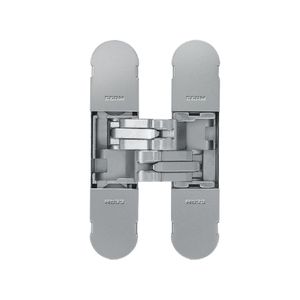 Dobradiça Invisível com Regulagem 3D 1129 Inox Polido Ceam