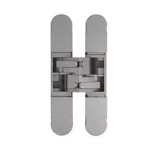 Dobradiça Invisível com Regulagem 3D 1130 Inox Escovado Ceam