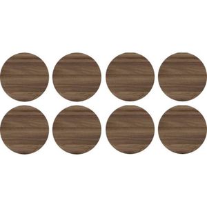 Tapa Furo Adesivo PVC 12mm Bold Nogal Terracota Arauco 40 Unidades