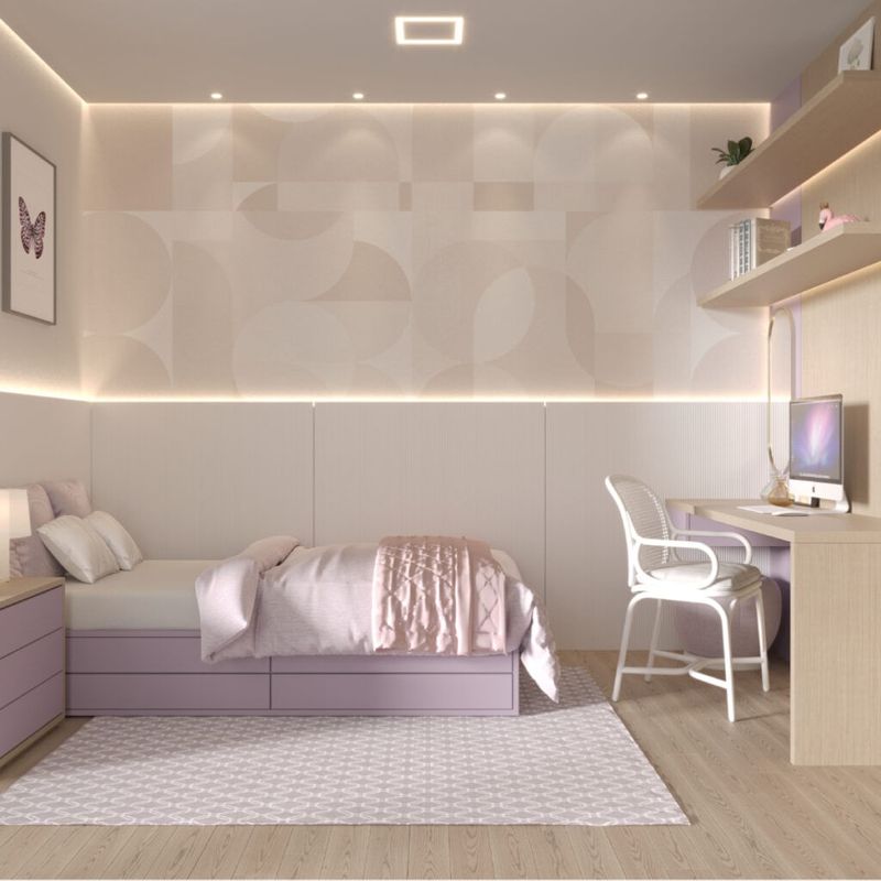 MDF BP Matt Lavanda 02 Faces 2.750 x 1.850 x 25mm Arauco-1767104699178